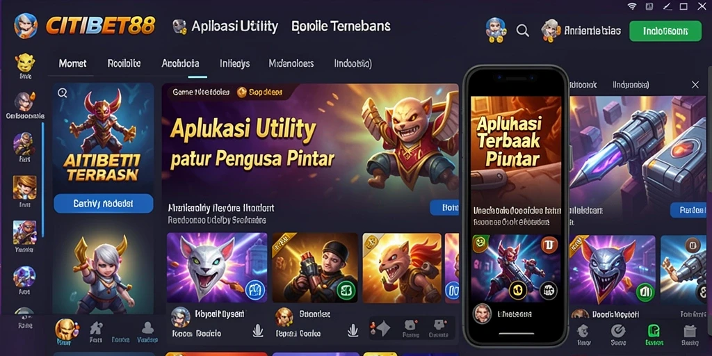 Tampilan antarmuka CITIBET88 yang user-friendly dan fungsional.