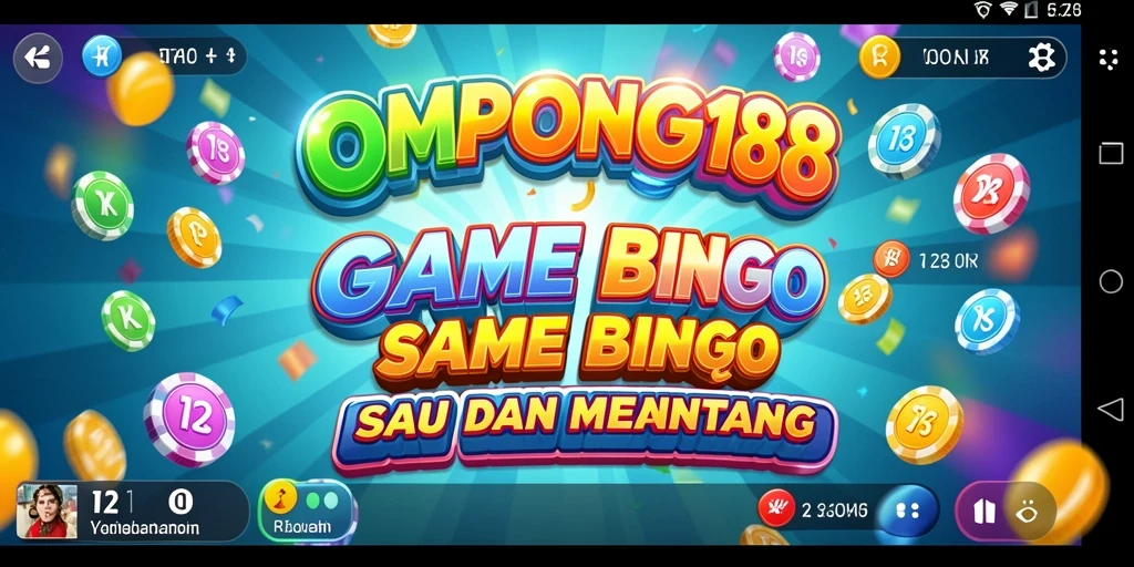 Gameplay seru Bingo di OMPONG188 dengan tampilan menarik.
