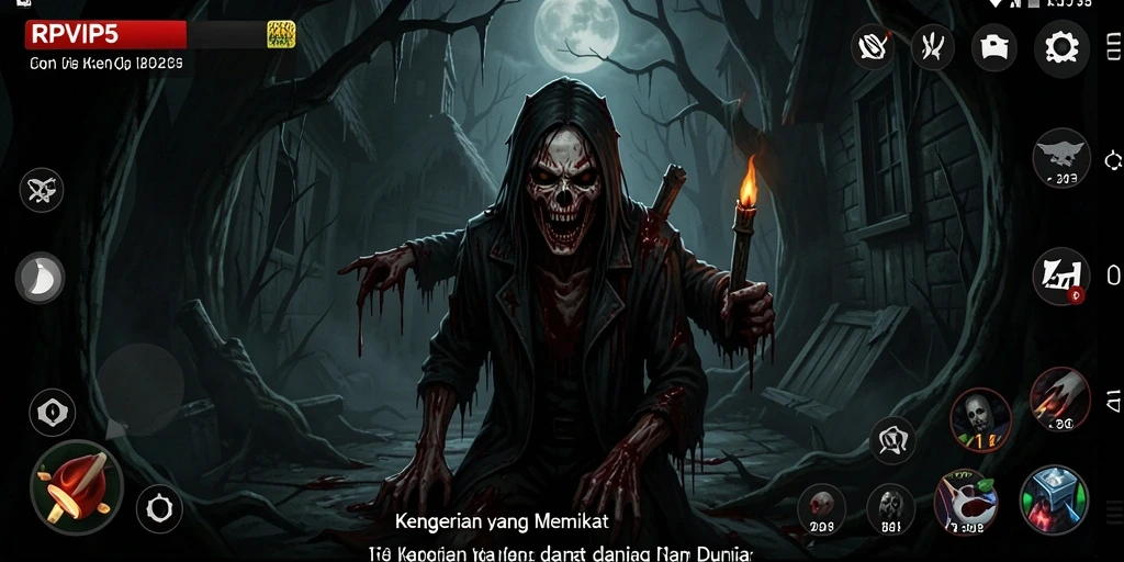Tampilan menegangkan dari gameplay RPVIP5 yang mengerikan.