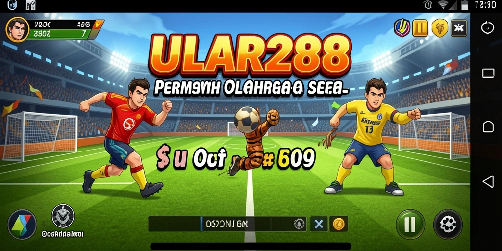 Gameplay ULAR288 yang mendebarkan dengan suasana olahraga yang intens.